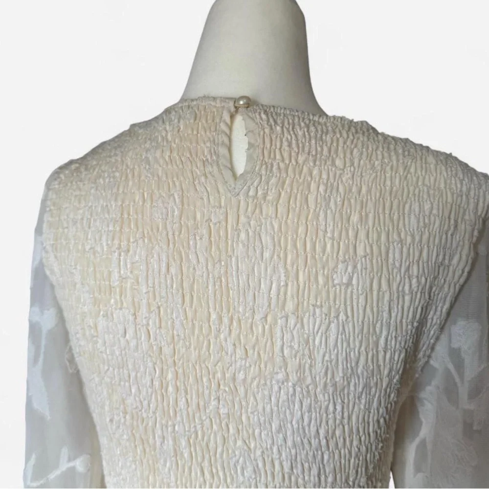 Source Unknown Cream Long Sleeve Dress - Picture 5 of 5